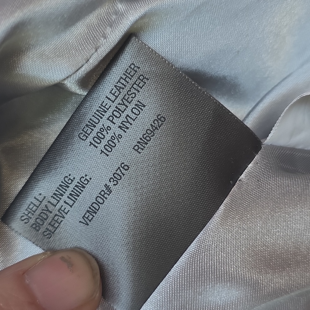 Silver Leather Jacket - image 3